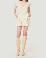 VARD WIDE LEG PLEATED SHORTS image number null